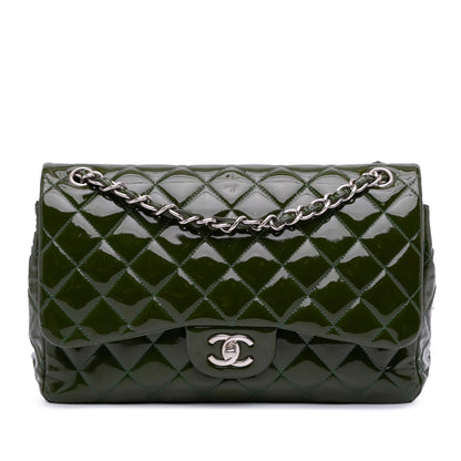 Chanel Jumbo Classic Patent Double Flap