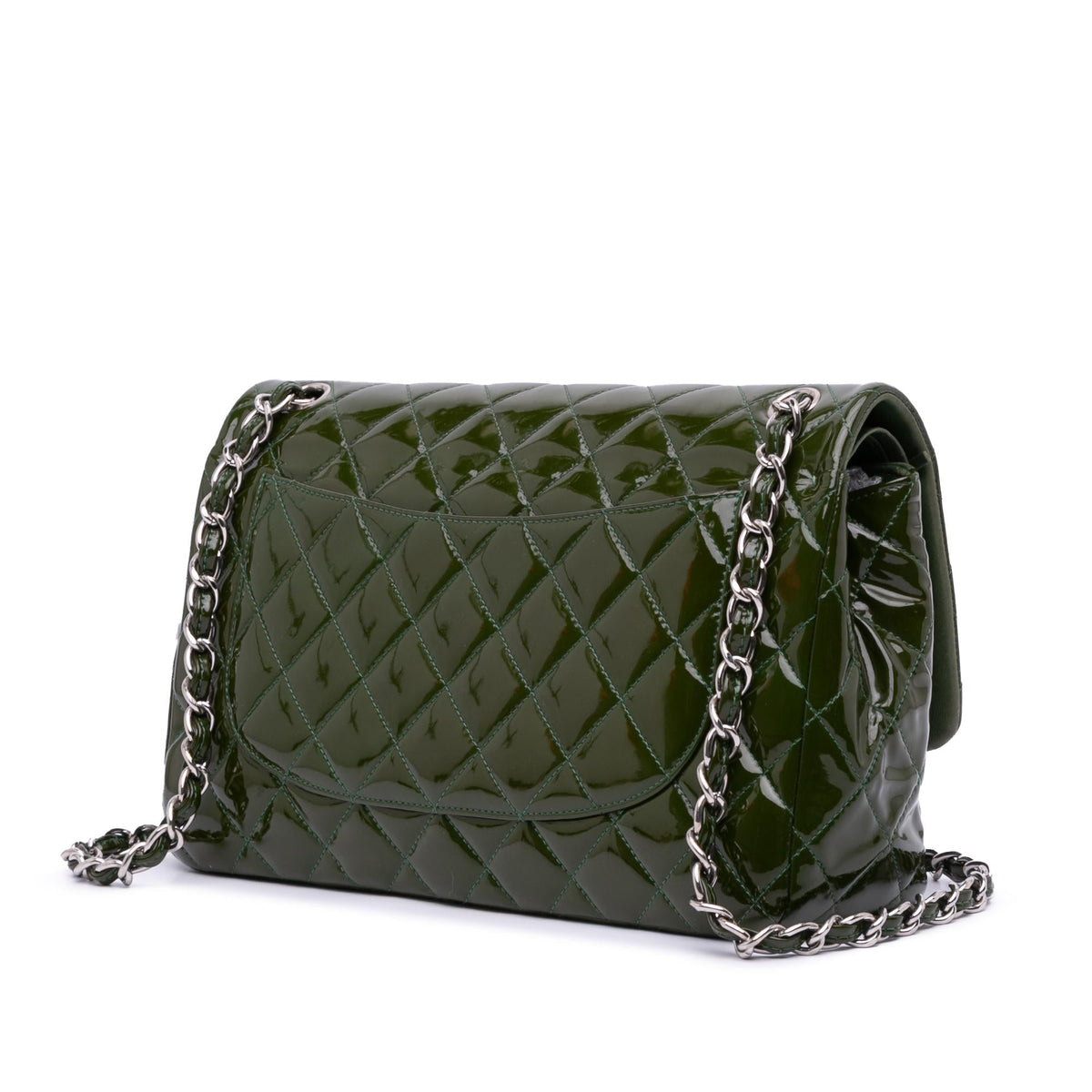 Chanel Jumbo Classic Patent Double Flap