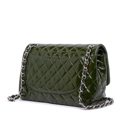 Chanel Jumbo Classic Patent Double Flap