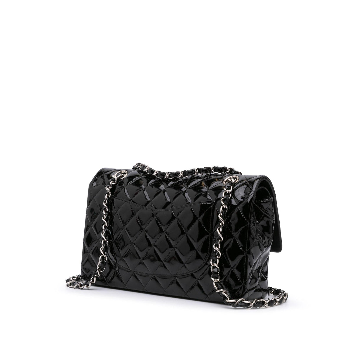 Chanel Jumbo Classic Patent Double Flap