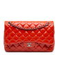 Chanel Jumbo Classic Patent Double Flap