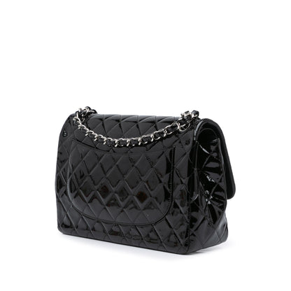 Chanel Jumbo Classic Patent Double Flap