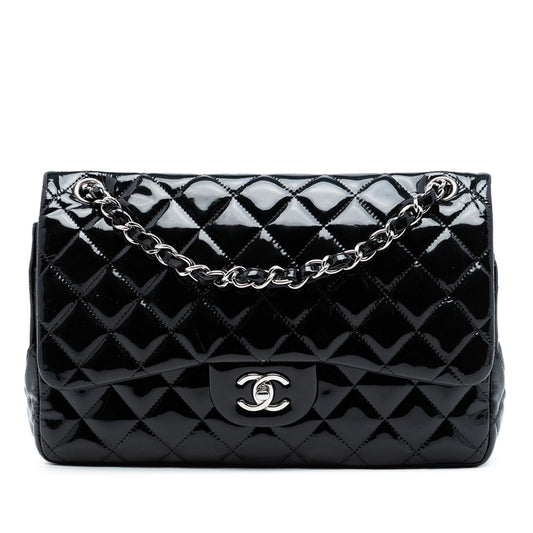 Chanel Jumbo Classic Patent Double Flap