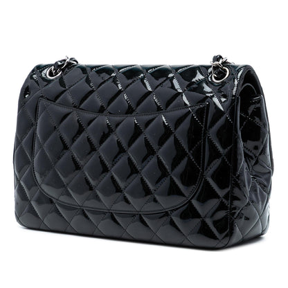 Chanel Jumbo Classic Patent Double Flap