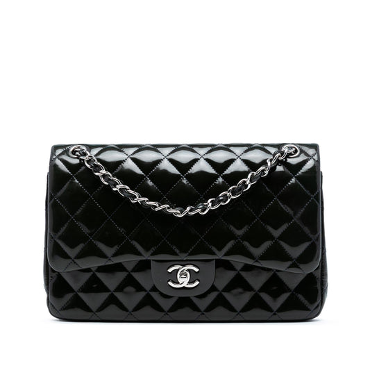 Chanel Jumbo Classic Patent Double Flap