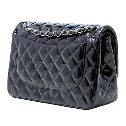 Chanel Jumbo Classic Patent Double Flap