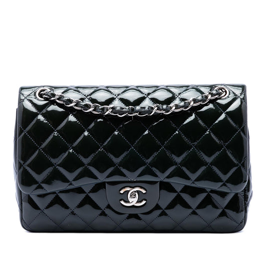Chanel Jumbo Classic Patent Double Flap