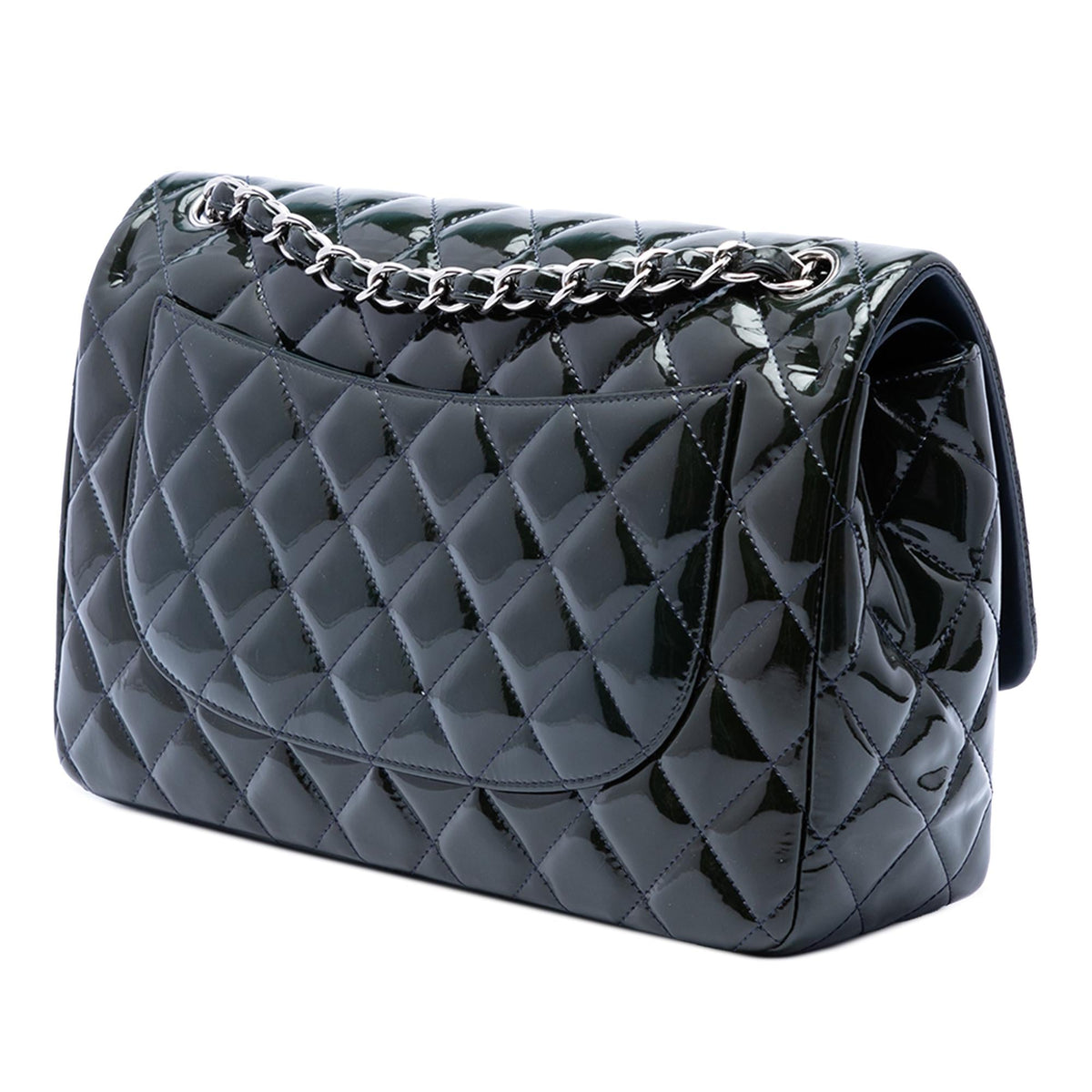 Chanel Jumbo Classic Patent Double Flap