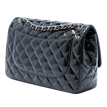 Chanel Jumbo Classic Patent Double Flap