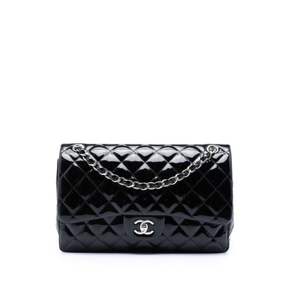 Chanel Jumbo Classic Patent Double Flap