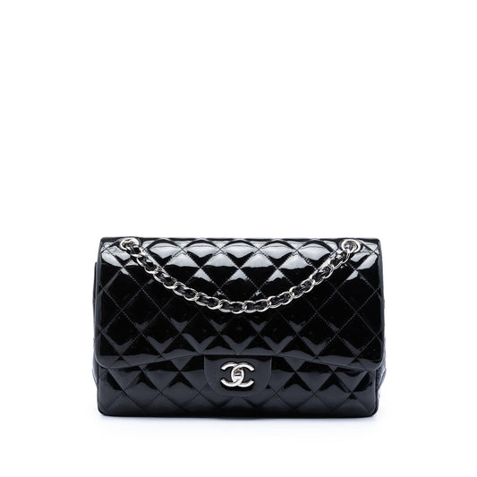Chanel Jumbo Classic Patent Double Flap