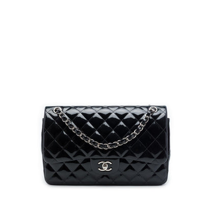 Chanel Jumbo Classic Patent Double Flap