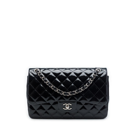 Chanel Jumbo Classic Patent Double Flap