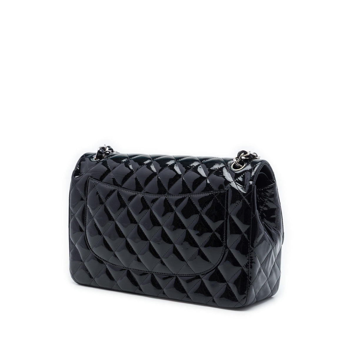 Chanel Jumbo Classic Patent Double Flap