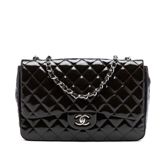 Chanel Jumbo Classic Patent Single Flap