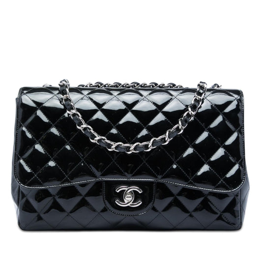 Chanel Jumbo Classic Patent Single Flap