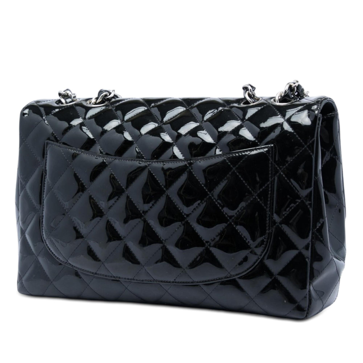 Chanel Jumbo Classic Patent Single Flap