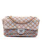 Chanel Jumbo Denim Canebiers Net Flap