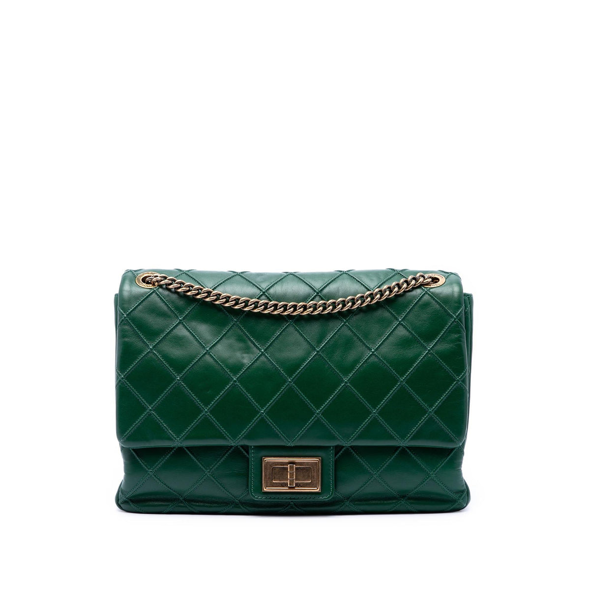 Chanel Jumbo Diamond Debossed Calfskin Reissue 2.55 Cosmos Flap