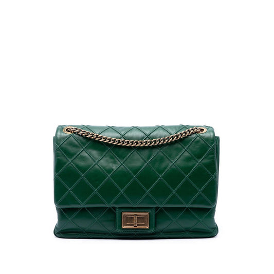 Chanel Jumbo Diamond Debossed Calfskin Reissue 2.55 Cosmos Flap