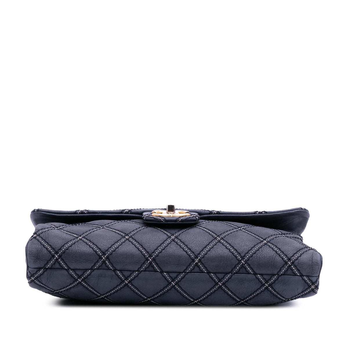 Chanel Jumbo Quilted Calfskin Triple Stitched Flap