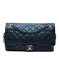 Chanel Jumbo Quilted Iridescent Caviar Easy Flap