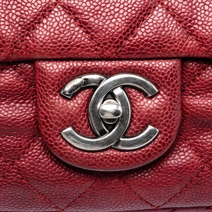 Chanel Jumbo Quilted Iridescent Caviar Easy Flap