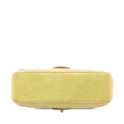 Chanel Jumbo Quilted Lambskin Double Sided Flap