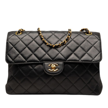 Chanel Jumbo Quilted Lambskin Double Sided Flap