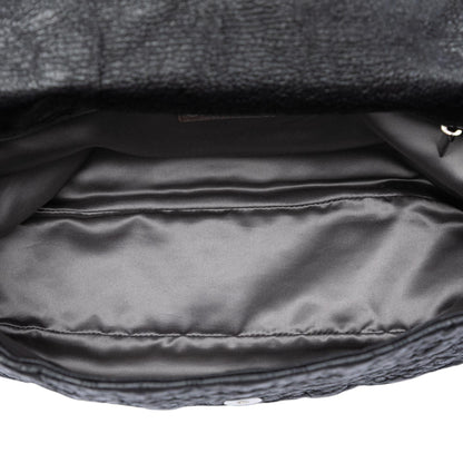 Chanel Jumbo Quilted Vinyl Rock In Moscow Single Flap