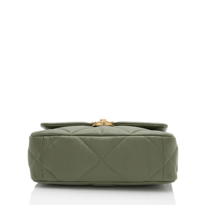 Chanel Lambskin 19 Medium Flap Shoulder Bag
