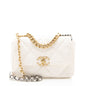 Chanel Lambskin 19 Medium Flap Shoulder Bag