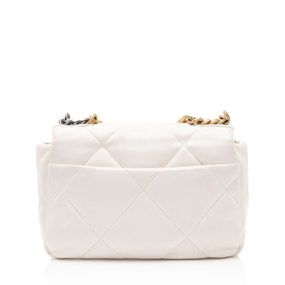 Chanel Lambskin 19 Medium Flap Shoulder Bag