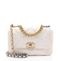 Chanel Lambskin 19 Medium Flap Shoulder Bag
