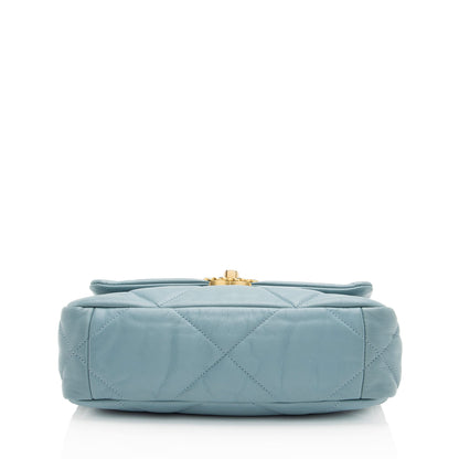 Chanel Lambskin 19 Medium Flap Shoulder Bag