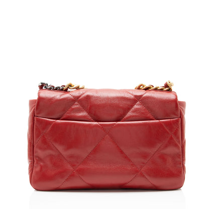 Chanel Lambskin 19 Medium Flap Shoulder Bag