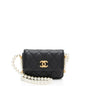 Chanel Lambskin About Pearls Chain Mini Bag