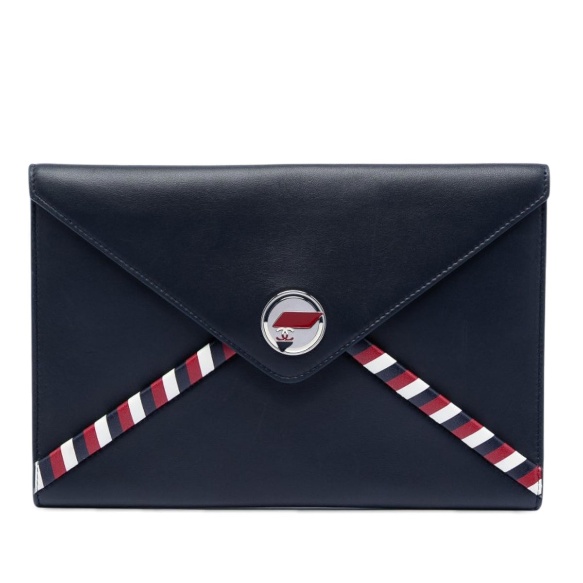 Chanel Lambskin Airlines Envelope Clutch