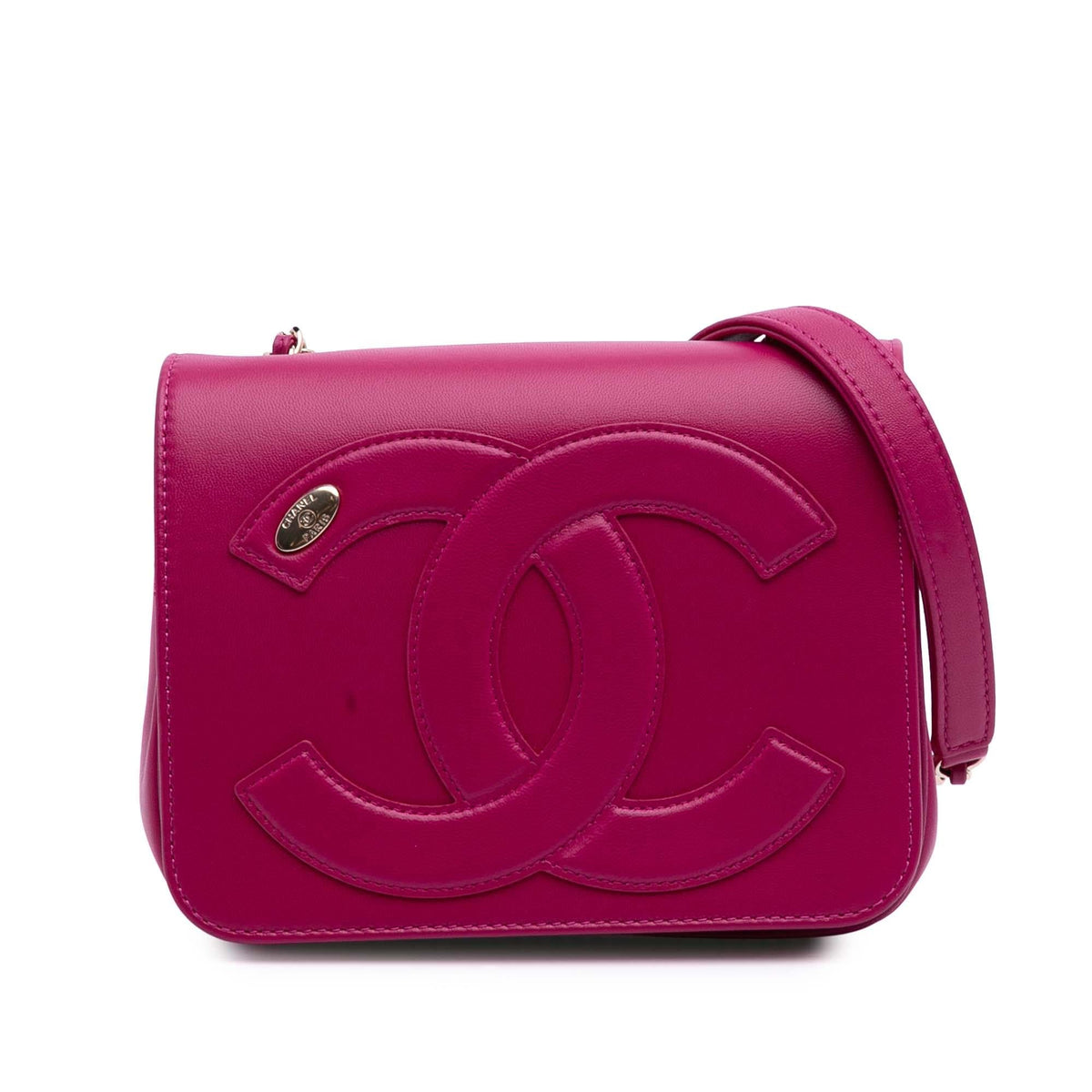 Chanel Lambskin CC Mania Flap