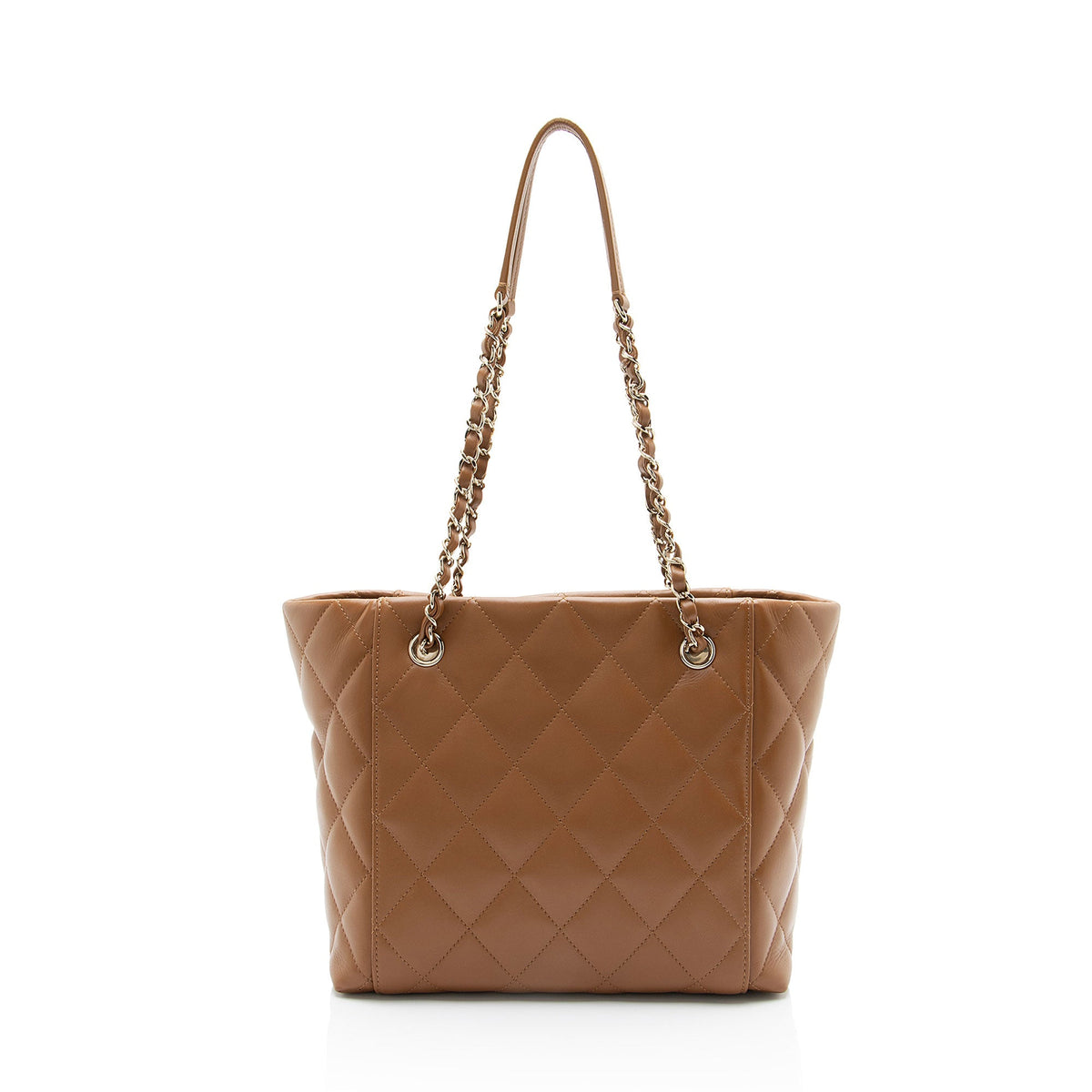Chanel Lambskin CC Small Shopping Tote