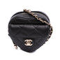 Chanel Lambskin CC in Love Heart Necklace Bag