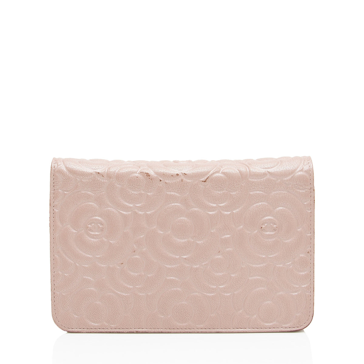 Chanel Lambskin Camellia Wallet on Chain