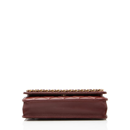 Chanel Lambskin Chain Around Classic Wallet on Chain