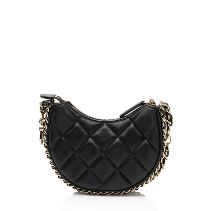 Chanel Lambskin Chain Around Mini Hobo