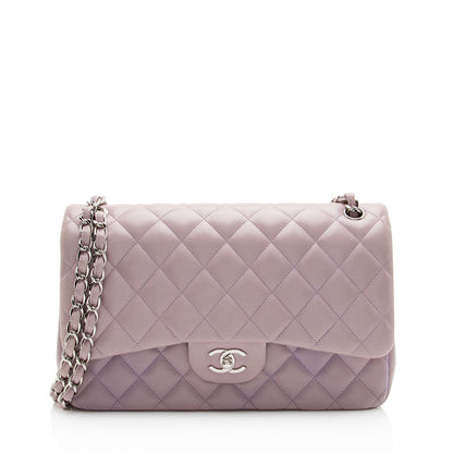 Chanel Lambskin Classic Jumbo Double Flap Bag