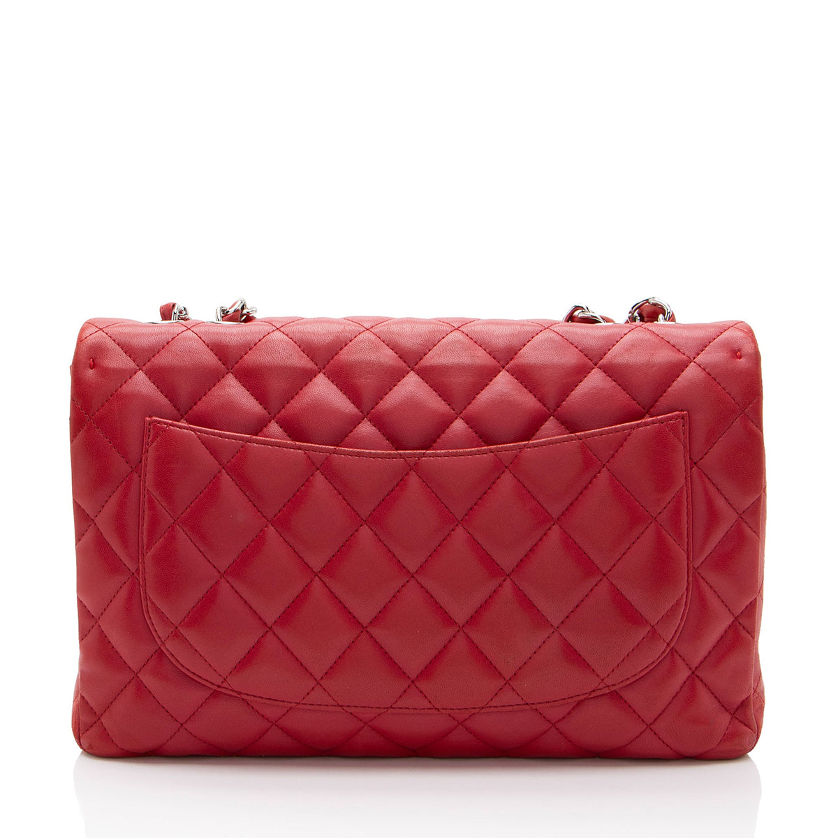 Chanel Lambskin Classic Jumbo Single Flap Bag