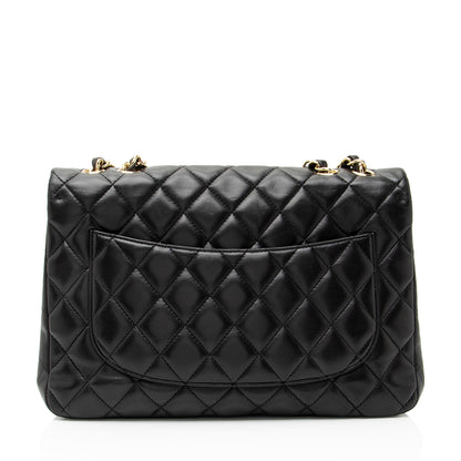Chanel Lambskin Classic Jumbo Single Flap Bag