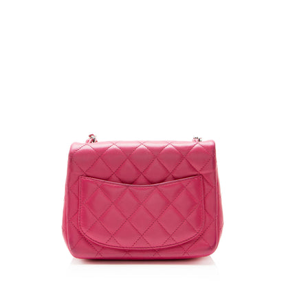 Chanel Lambskin Classic Square Mini Flap Bag