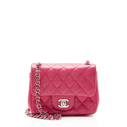 Chanel Lambskin Classic Square Mini Flap Bag