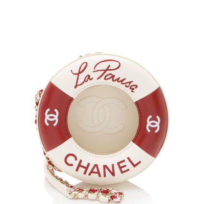 Chanel Lambskin Coco Lifesaver Round Crossbody